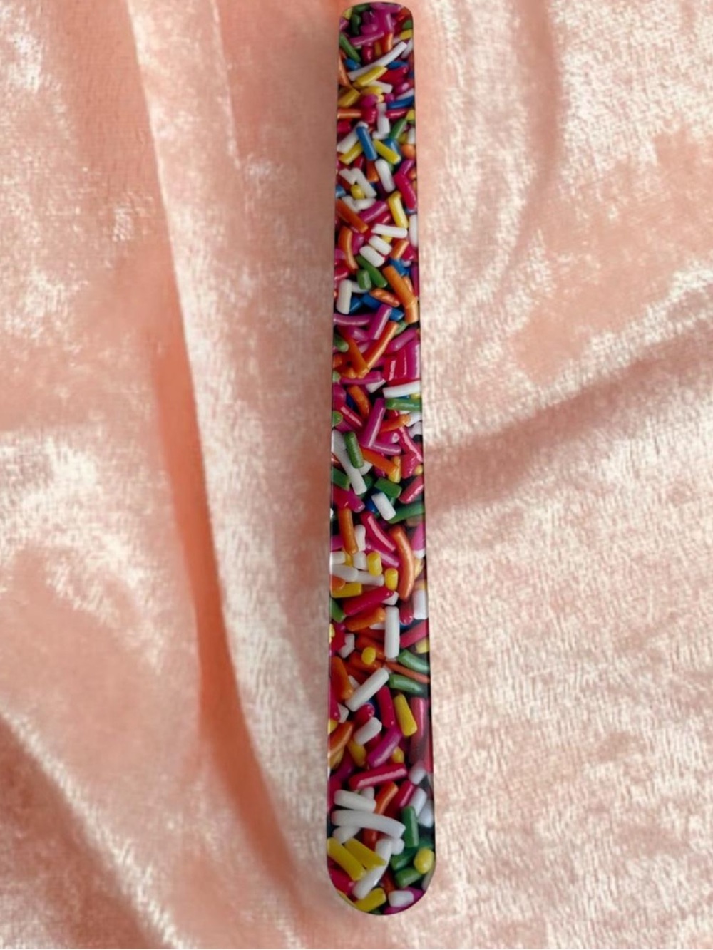 Multicolor Sprinkle Y2K Slap Bracelet